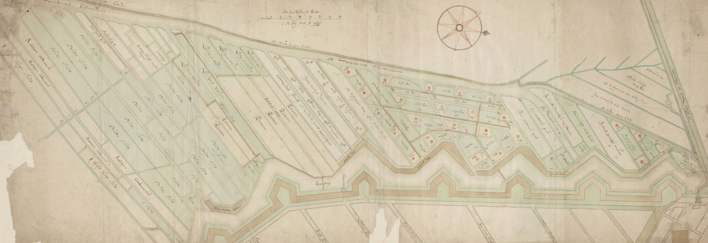 De bleekvelden van de Jordaan